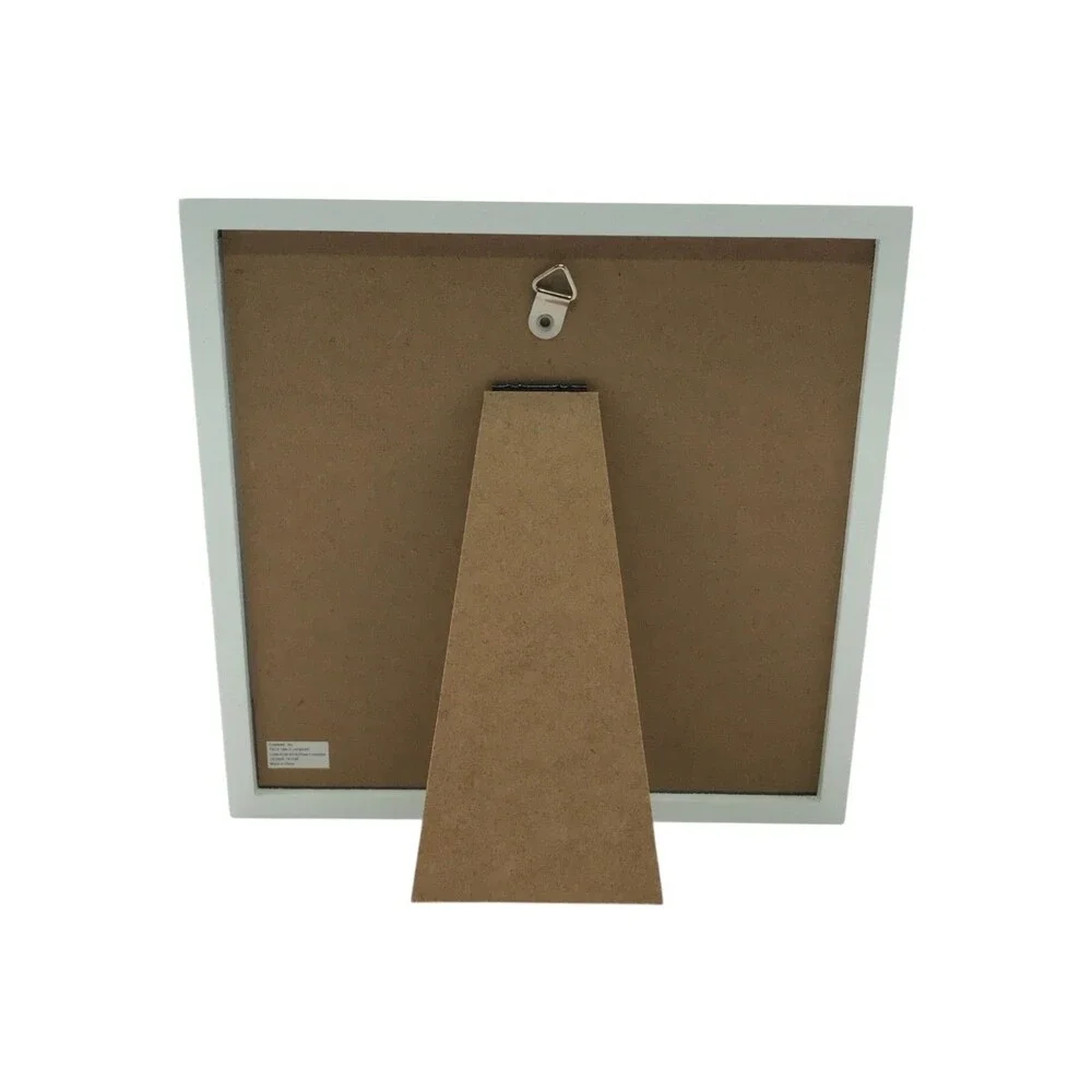 Pearhead 70009 Wedding Thumbprint Heart Photo Frame 8x8 White Mr Mrs Ink Pad 4x6